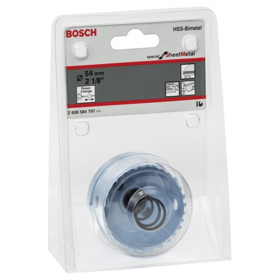 Bosch Special Serisi Metal Ve Inox Malzemeler için Delik Açma Testeresi 54 mm